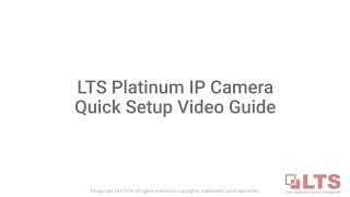 LTS Academy, How to set up IP Cameras Video Quick Guide