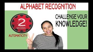 Alphabet Automaticity | Upper and Lower Case | 2 Seconds | Alphabet Recognition | Identify Letters