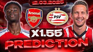  BET WITH 1.55 ODDS ON ARSENAL – PSV! BEST CHAMPIONS LEAGUE PREDICTION