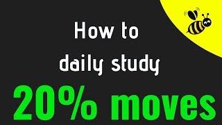 How to study 20% plus winners in a week