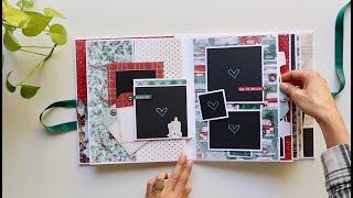 Simple Stories Vintage 'Tis The Season Scrapbook Album 2024