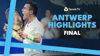 Roberto Bautista Agut vs Jiri Lehecka For The Title  | Antwerp 2024 Final Highlights