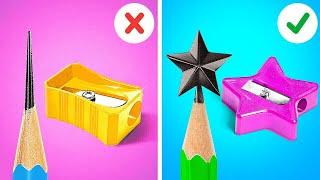 Creative DIY School Hacks & Viral Tricks | Simple Crafts to Make School Life Easier by 123 Go Like!