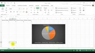 Использование MS Exel 2013 для создание круговых диаграмм и графиков функций.