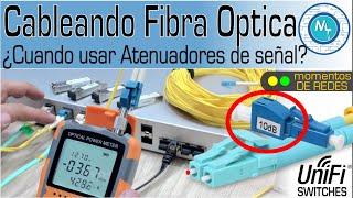 Intensidad de señal en fibra óptica ¿Cuándo utilizar atenuadores? Usando medidor de potencia óptica