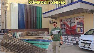 YENGIL VA ZAMONAVIY KOMPOZIT SHIFER ISHLAB CHIQARISH JOYIDAN OPTOM NARXDA