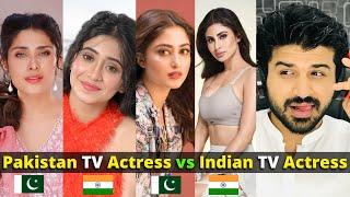 Pakistani React on Indian TV Actresses vs Pakistani TV Actresses Pick One Challenge Reaction Vlogger