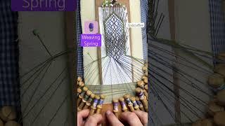🪻 What’s your favorite Spring flower?  #bobbinlace #fiberart #fiberartist #lace #lacemaking #arte
