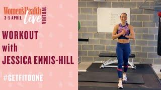 45 Minute Total Body Home Workout with Jessica Ennis-Hill | | Women's Health Live