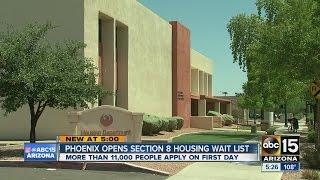 Phoenix opens section 8 housing wait list