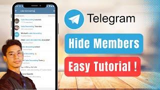 How to Hide Members in Telegram Group !