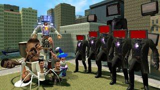 NEW ALL ULTIMATE TV MAN MECHA BOSS VS ALL SKIBIDI TOILET BOSSES In Garry's Mod!?