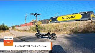 Review ANGWATT X1 Electric Scooter - Shop on Banggood