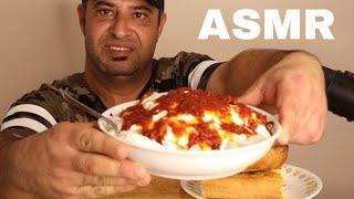 *ASMR* TÜRKÇE MANTI ( PASTA) VE SARIMSAKLI EKMEK ( GARLIC BREAD)