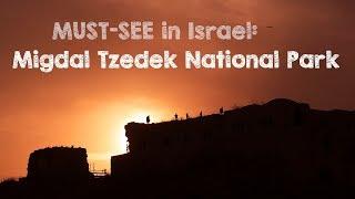 MUST-SEE in ISRAEL! Migdal Tzedek National Park / travel vlog from Israel