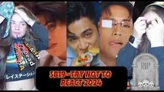 (MY DEATH, SHOT PUNO!)SB19 Try Not to REACT Challenge 2024|REACTION