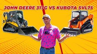 "Skid Steer Showdown: John Deere 317G vs. Kubota SVL 75!" + Lifting Demo