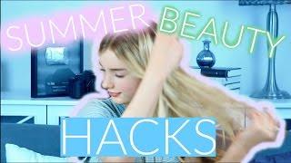 8 SUMMER BEAUTY LIFEHACKS! | Avrey Ovard