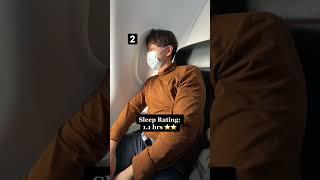 How to sleep on a plane. #travelhacks #flight #travel