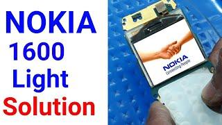 NOKIA  mobile 1600, 1110, 1112,2626,2310, display  LCD  light problem solution