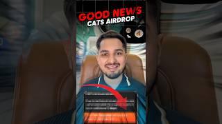 CATS Airdrop You Are Not Eligible Solution  #shorts