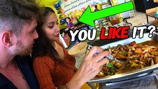 Thai Girl Feeds Me at Korean BBQ Hotpot! Kurt Caz Edition 