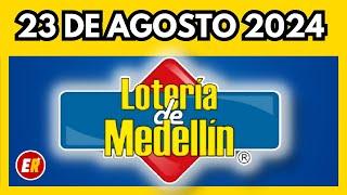 Resultado de la LOTERIA DE MEDELLIN del VIERNES 23 de agosto de 2024 