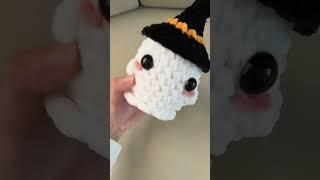 Ghost witch plushie ‍️ || #crochet #amigurumiplushie #crocheting #handmadeplush #plushie #cute