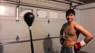 Ryan Garcia demonstrates how to use the cobra bag 