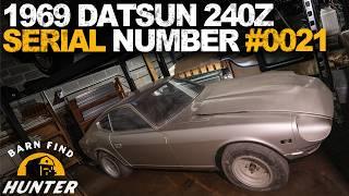 RARE: Datsun 240Z #00021 Sits Untouched & All Original in a Dusty Warehouse | Barn Find Hunter