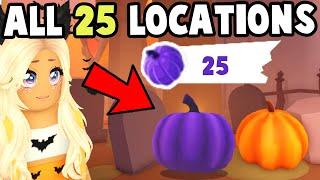 All 25 Purple Pumpkin Locations in Adopt Me (DIFFICULT)