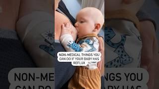 Natural ways to ease infant reflux (GERD) symptoms  #baby #infant #parenting