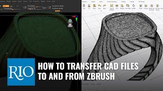 How to Transfer CAD Files To and From ZBrush