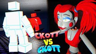 FNAF ЗЛОЙ СКОТТ против ДОБРОГО СКОТТА и СКРИМЕР ЭЛЕОНОРЫ из ФНАФ !!!