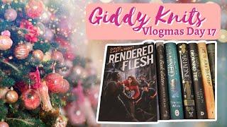 Giddy Knits - Vlogmas Day 17 - Advent Catch-up, Bookshelf Tour, and Arthur's Favourite books!