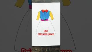 DIY Acrylic Painting Dress   #art #acrylicpainting #drawing #diycraft