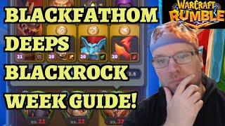 Blackfathom Deeps BFD Dungeon Guide - Blackrock Week - Thaurissan Rend Drakkisath - Warcraft Rumble