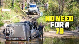 FIVE CARS STUCK in the RIVER at POSTMANS CAMP