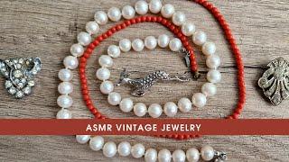 Vintage jewelry️ asmr video ️soft spoken.  Винтажная Бижутерия / АСМР / Тихий Голос