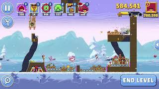 Angry Birds Friends Level 9 Tournament 1491 three stars NO POWER-UP walkthrough 2024-12-23