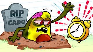 Vegetables Have a Really Bad Day | Funny Cartoon by Avocado Couple
