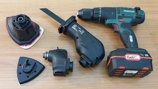 Parkside 4 in 1 Cordless Combination Tool PKGA 20-Li C2 TESTING