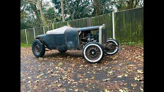 'The Leaf'  a Ratty Roadster, part twenty three , engine mounts , body repairs and a ride in a 'T'