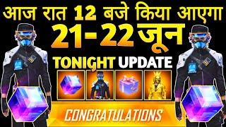 21 JUNE 2025  FREE FIRE NEW EVENT | UPCOMING UPDATE IN FREE FIRE | TONIGHT UPDATE OF FREE FIRE