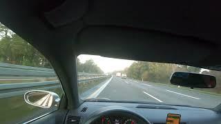 Audi B7 RS4 | Morning Autobahn Cruise with Sleepy Passenger