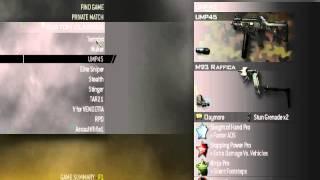 Modern Warfare 2 - Showing My Classes and Killstreaks