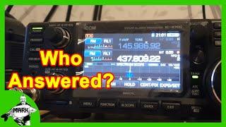 I called CQ through the ISS Ham Radio Satellite Repeater but who answered?