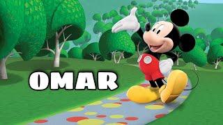 Canción feliz cumpleaños OMAR con MICKEY MAUSE - Diviértete cantando y bailando