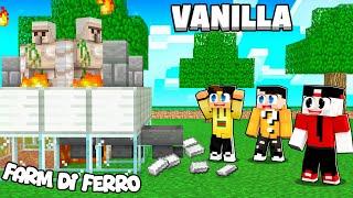 COSTRUISCO LA FARM DI FERRO INFINITO - EXTRA VANILLA #7 MINECRAFT ITA