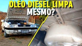  LAVANDO MOTOR COM OLÉO DIESEL. FUNCIONA ?